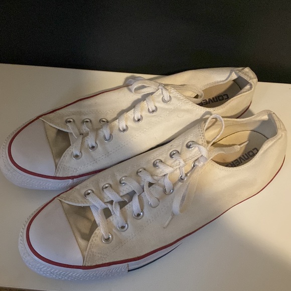 Chuck Taylor All Star Classic, white, used, size 13 - Picture 6 of 8